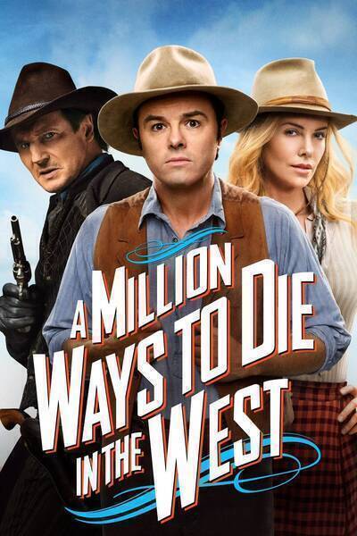 A Million Ways to Die in the West Hindi Dubbed Movie Poster (2014)
