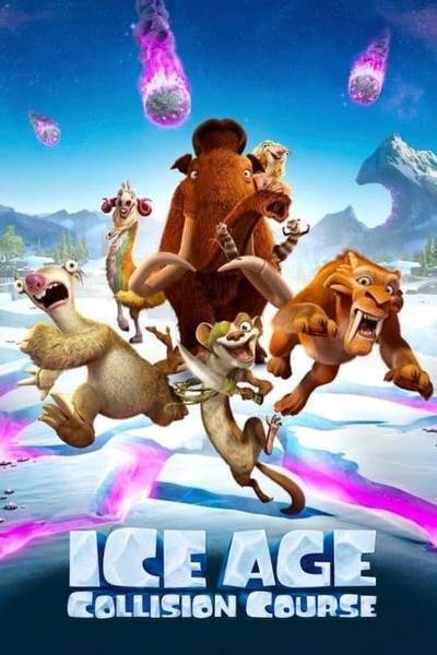 Ice Age: Collision Course Hindi Dubbed Movie Poster (2016)