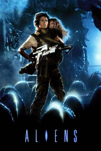 Aliens Hindi Dubbed Movie Poster (1986)