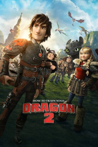 How to Train Your Dragon 2 Hindi Dubbed Movie Poster (2014)