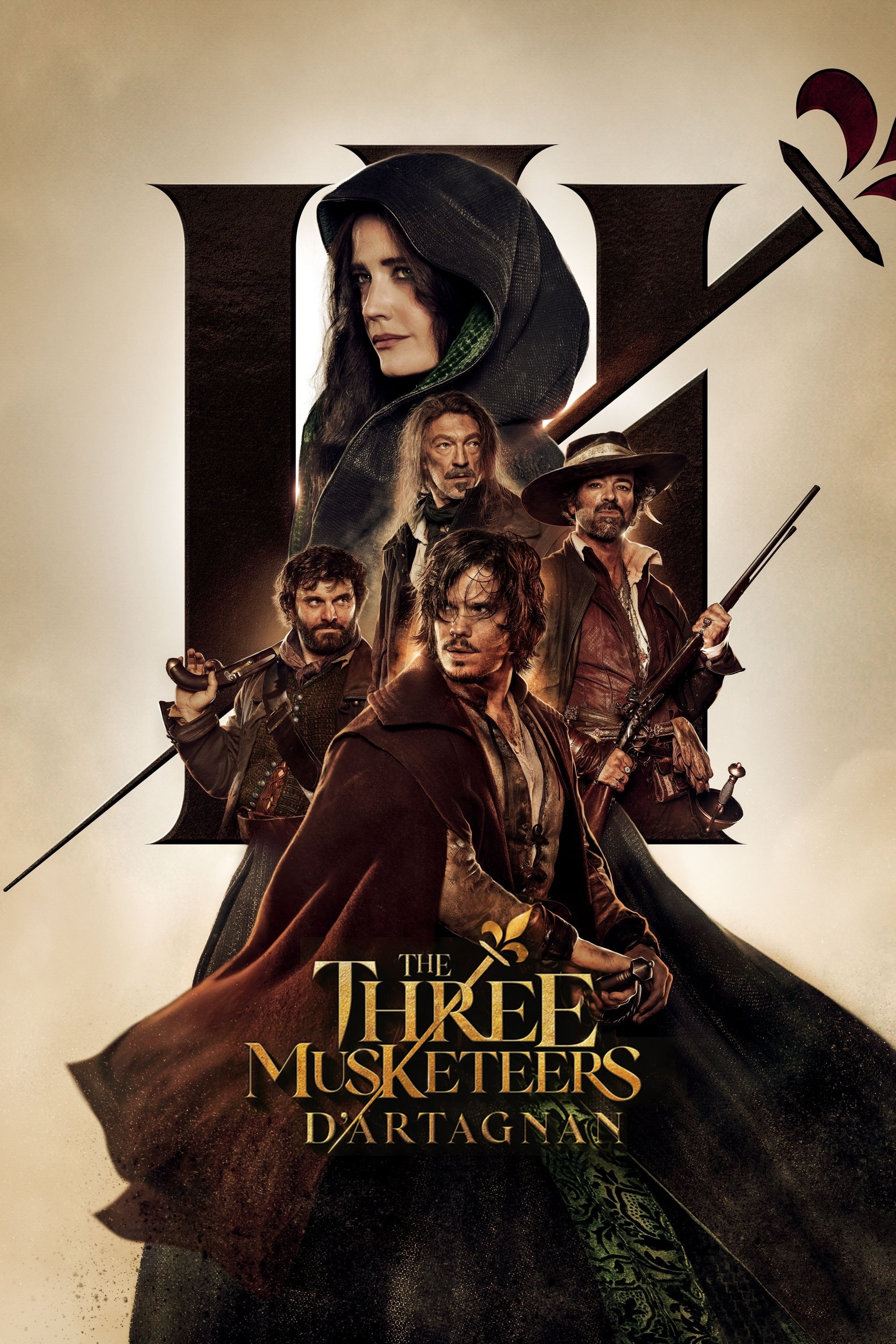 The Three Musketeers: D'Artagnan Hindi Dubbed Movie Poster (2023)
