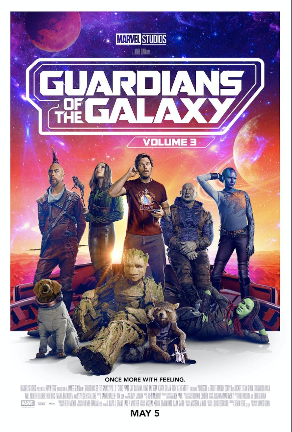 Guardians of the Galaxy Volume 3 Hindi Dubbed Movie Poster (2023)