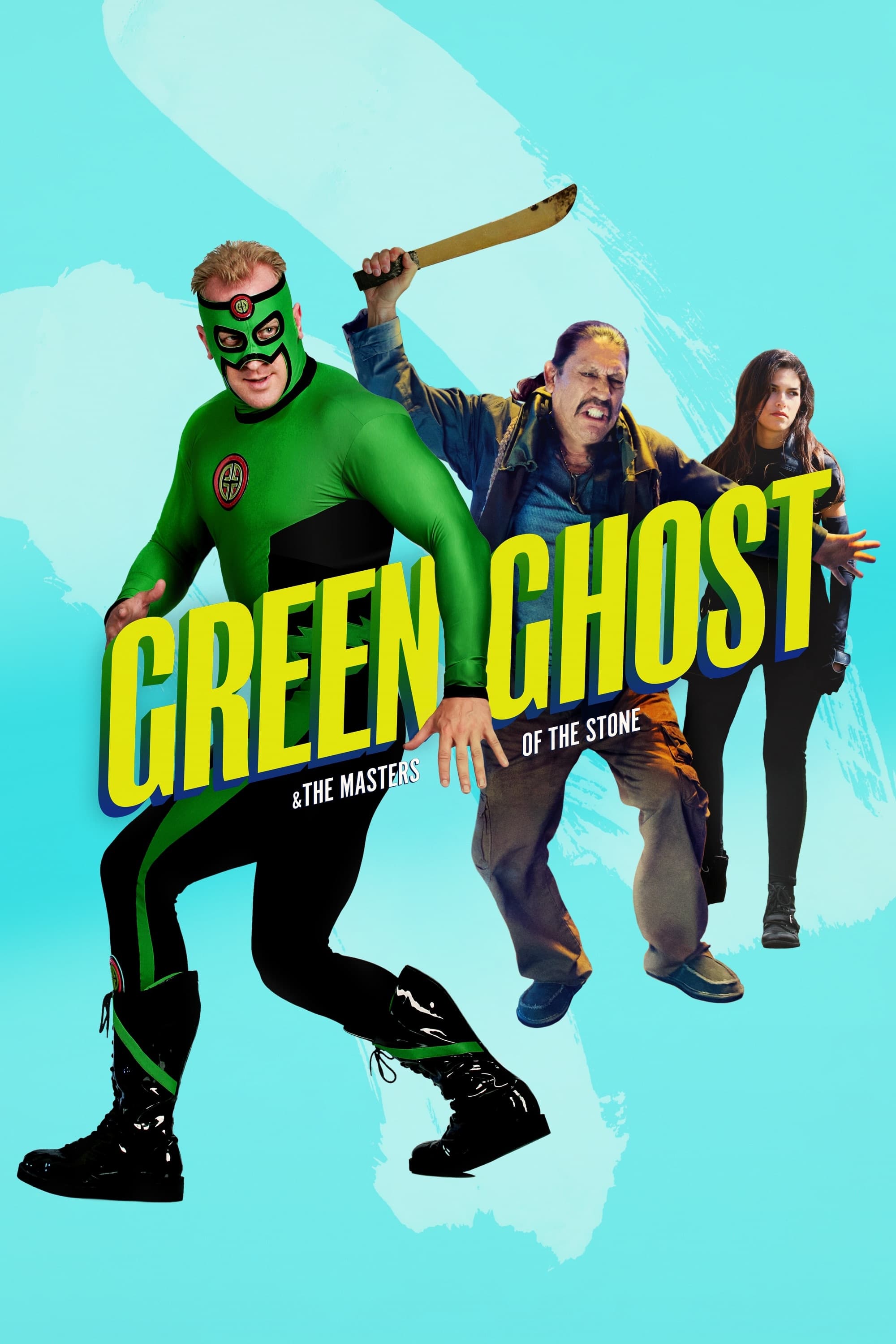 Green Ghost and the Masters of the Stone Hindi Dubbed Movie Poster (2022)