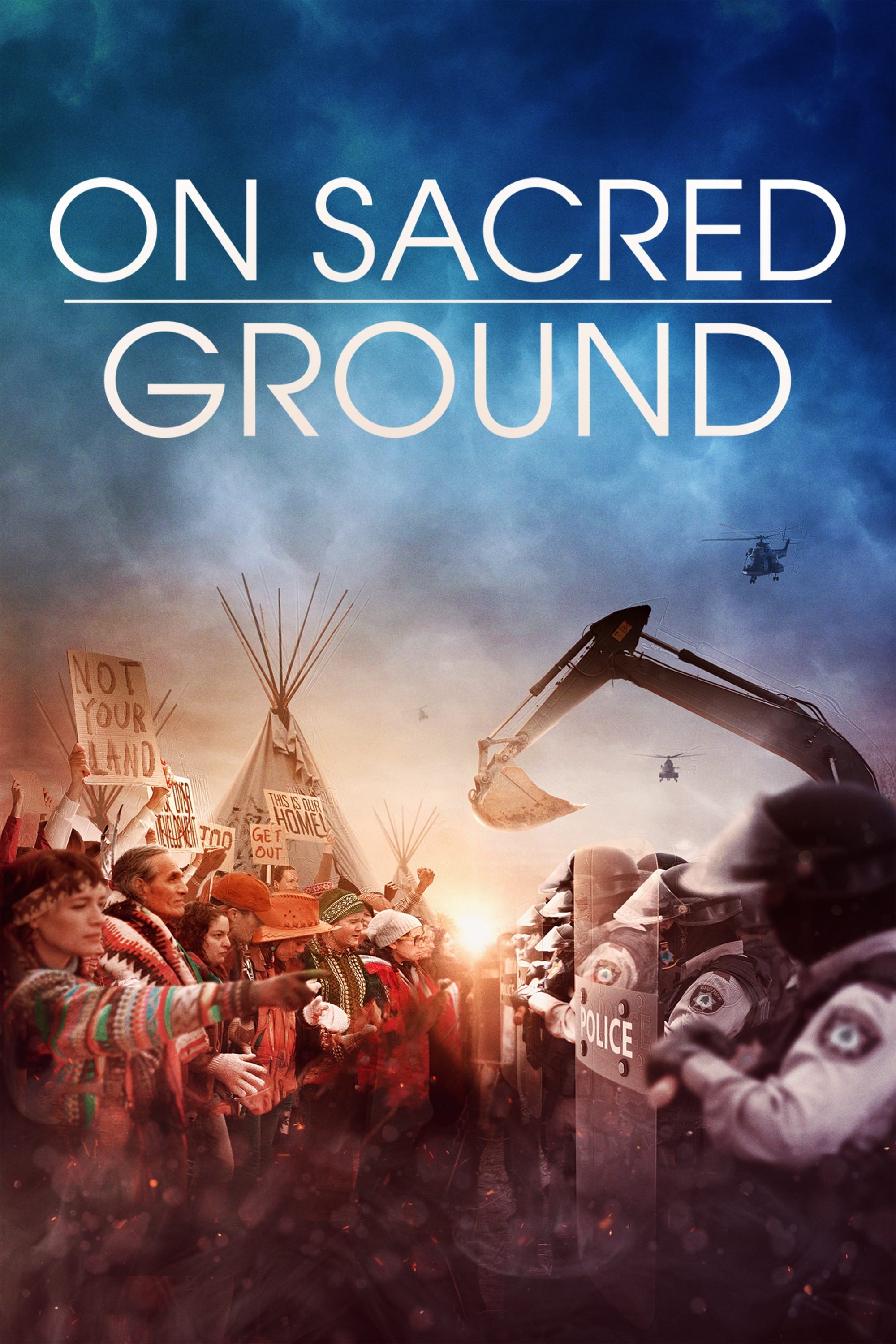On Sacred Ground Hindi Dubbed Movie Poster (2023)