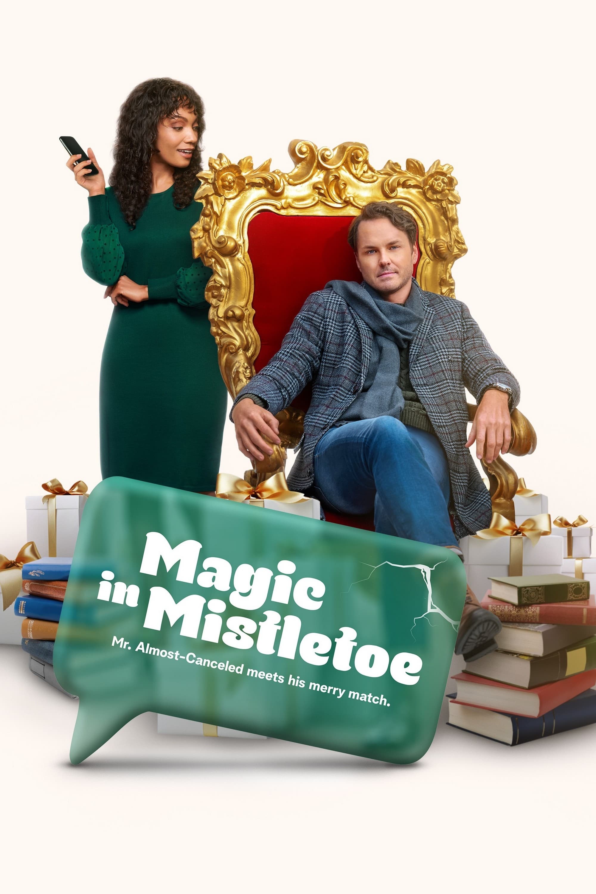 Magic in Mistletoe Hindi Dubbed Movie Poster (2023)