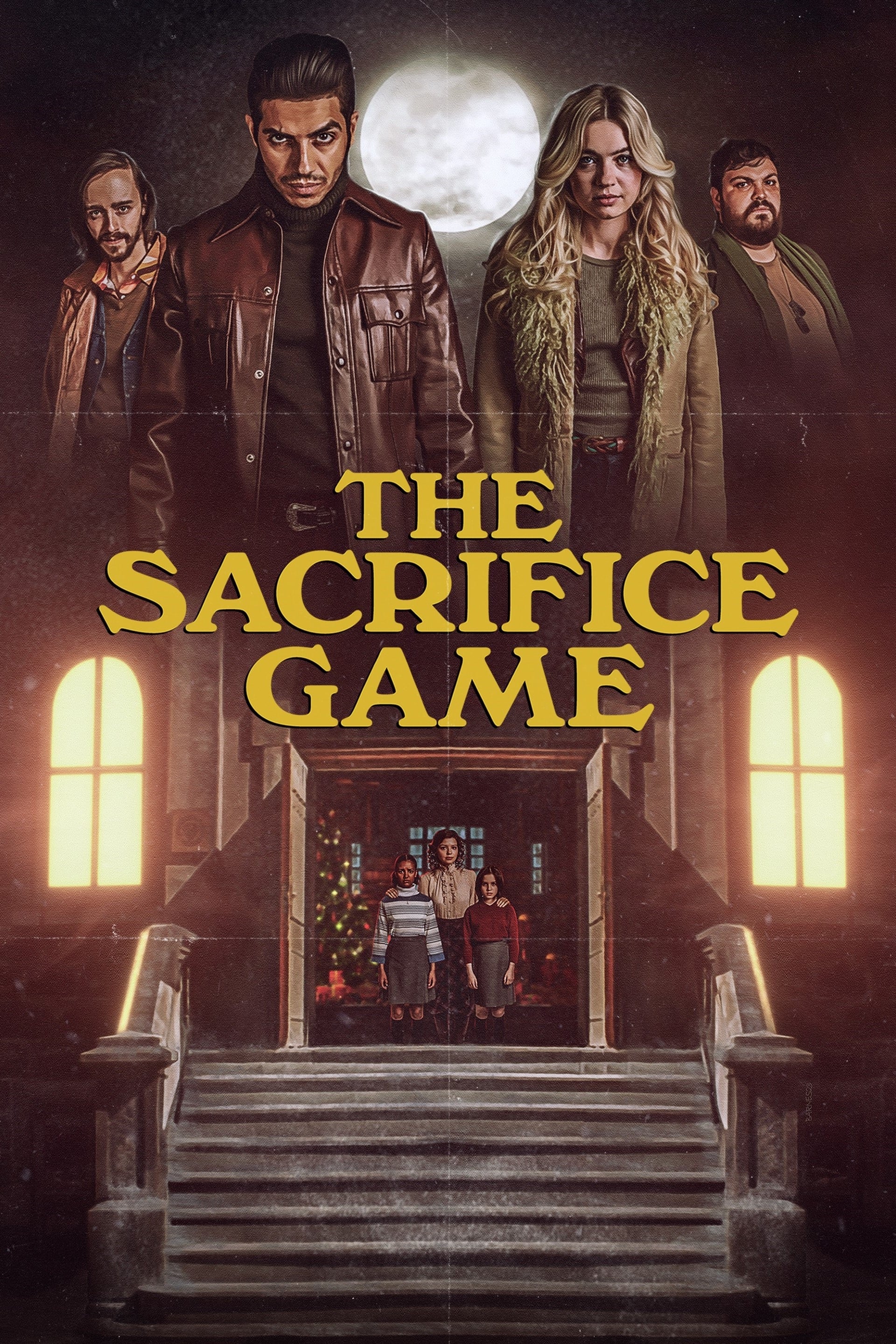 The Sacrifice Game Hindi Dubbed Movie Poster (2023)