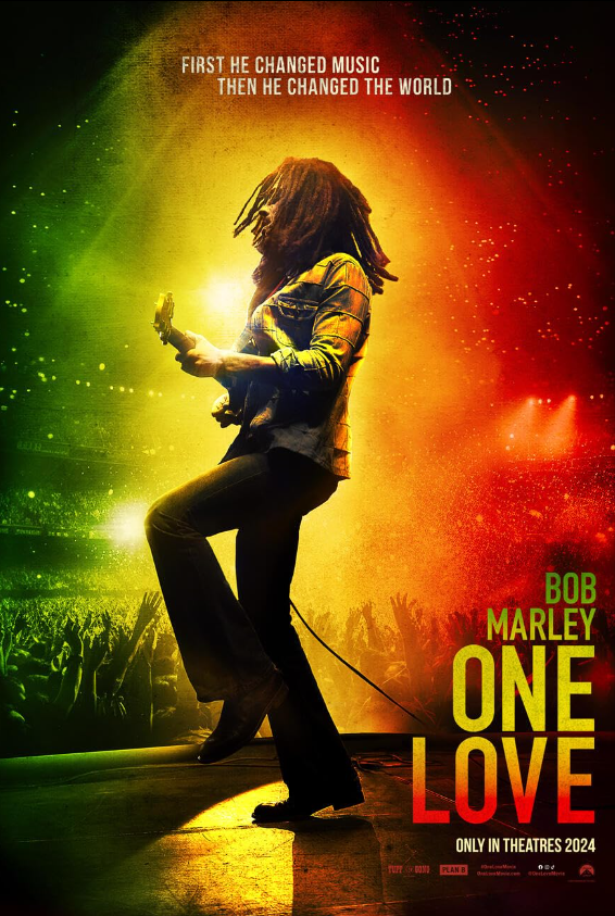 Bob Marley: One Love Hindi Dubbed Movie Poster (2024)