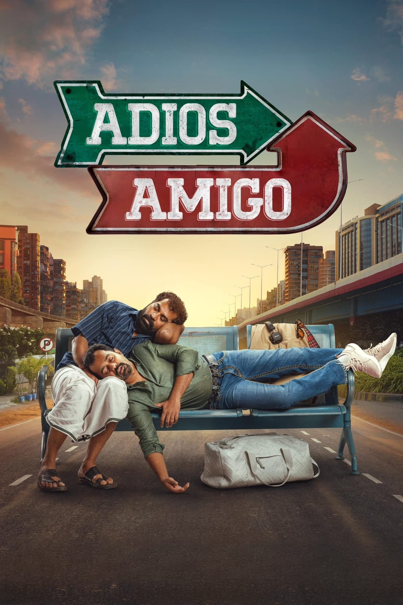 Adios Amigo Hindi Dubbed Movie Poster (2024)