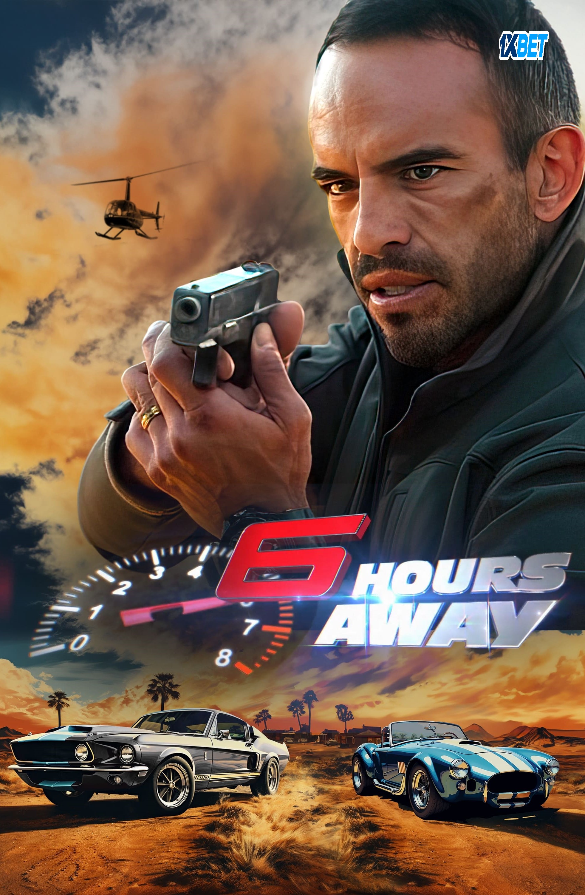 6 Hours Away Hindi Dubbed Movie Poster (2024)