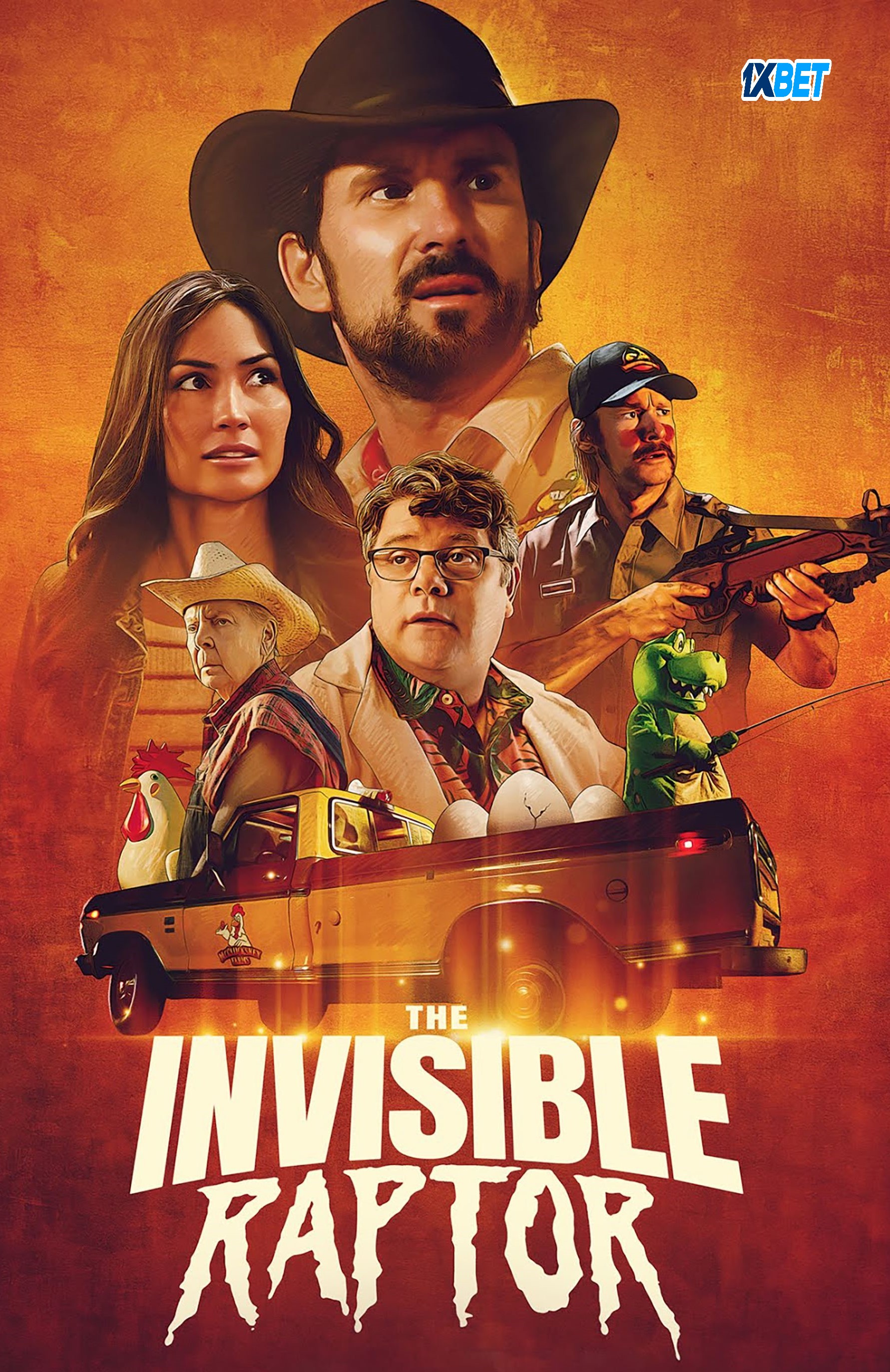 The Invisible Raptor Hindi Dubbed Movie Poster (2024)
