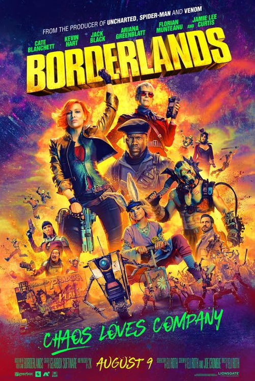 Borderlands Hindi Dubbed Movie Poster (2024)