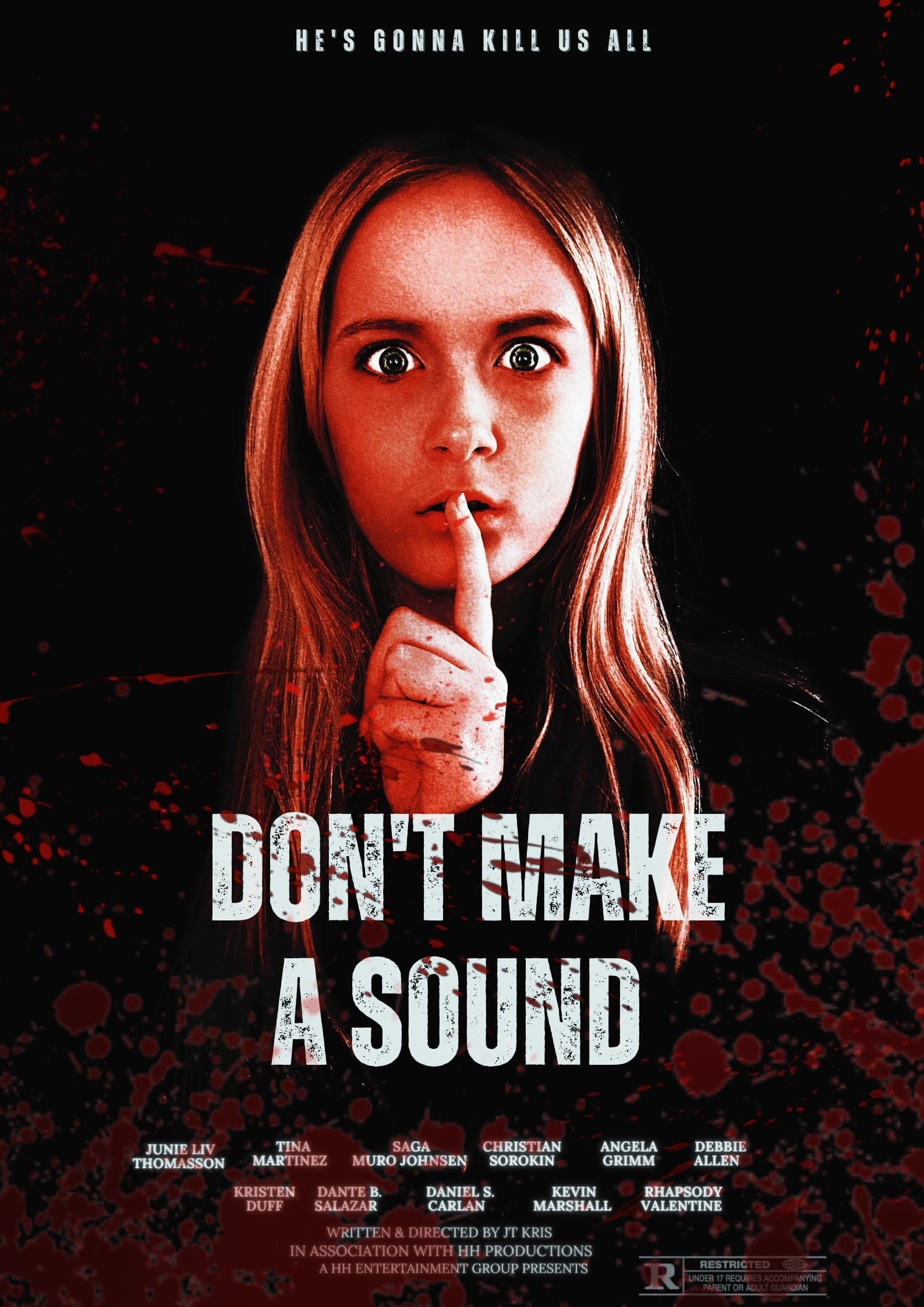 Don't Make a Sound Hindi Dubbed Movie Poster (2024)