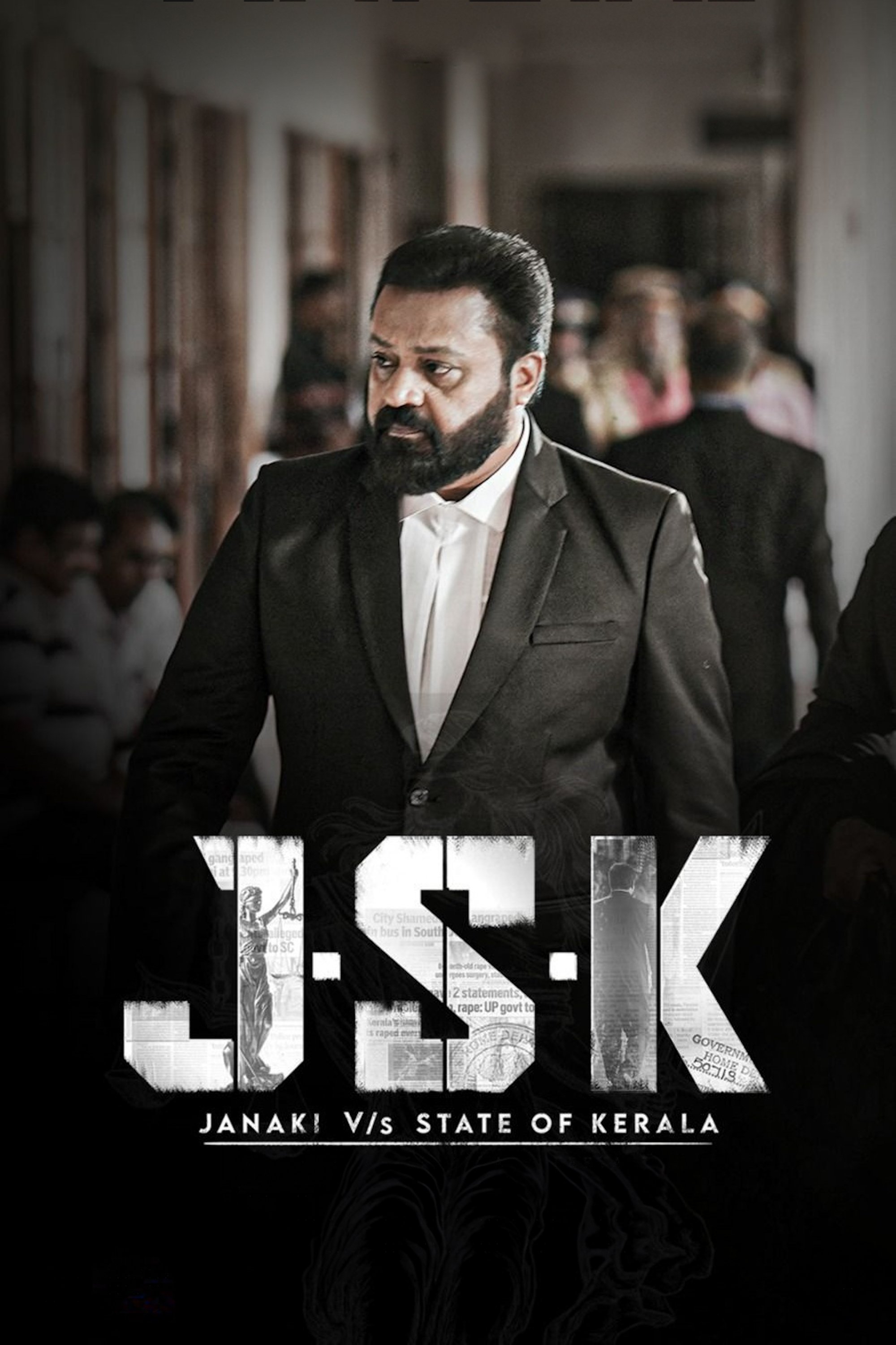 JSK - Janaki V vs State of Kerala Hindi Dubbed Movie Poster (2025)