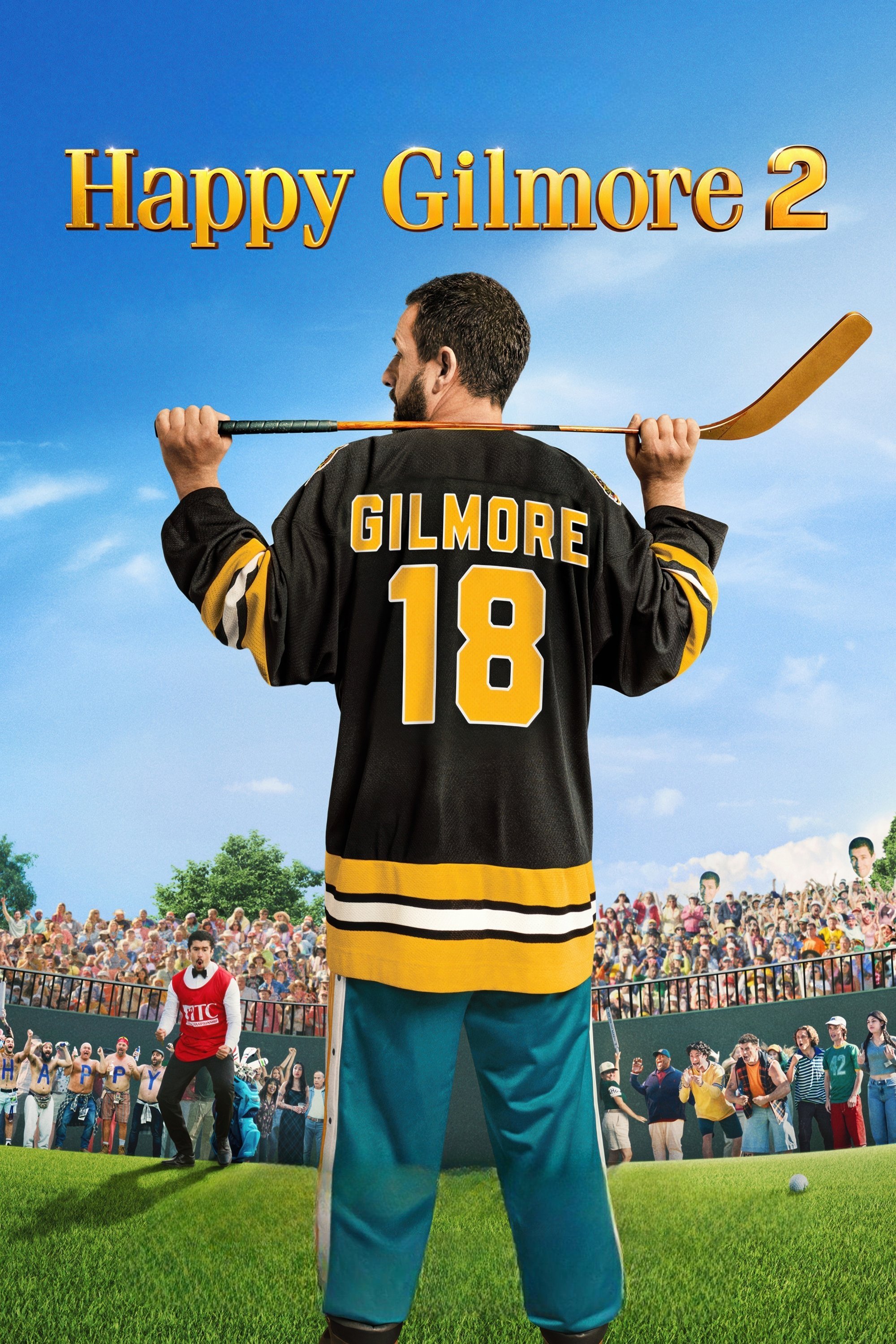 Happy Gilmore 2 Hindi Dubbed Movie Poster (2025)