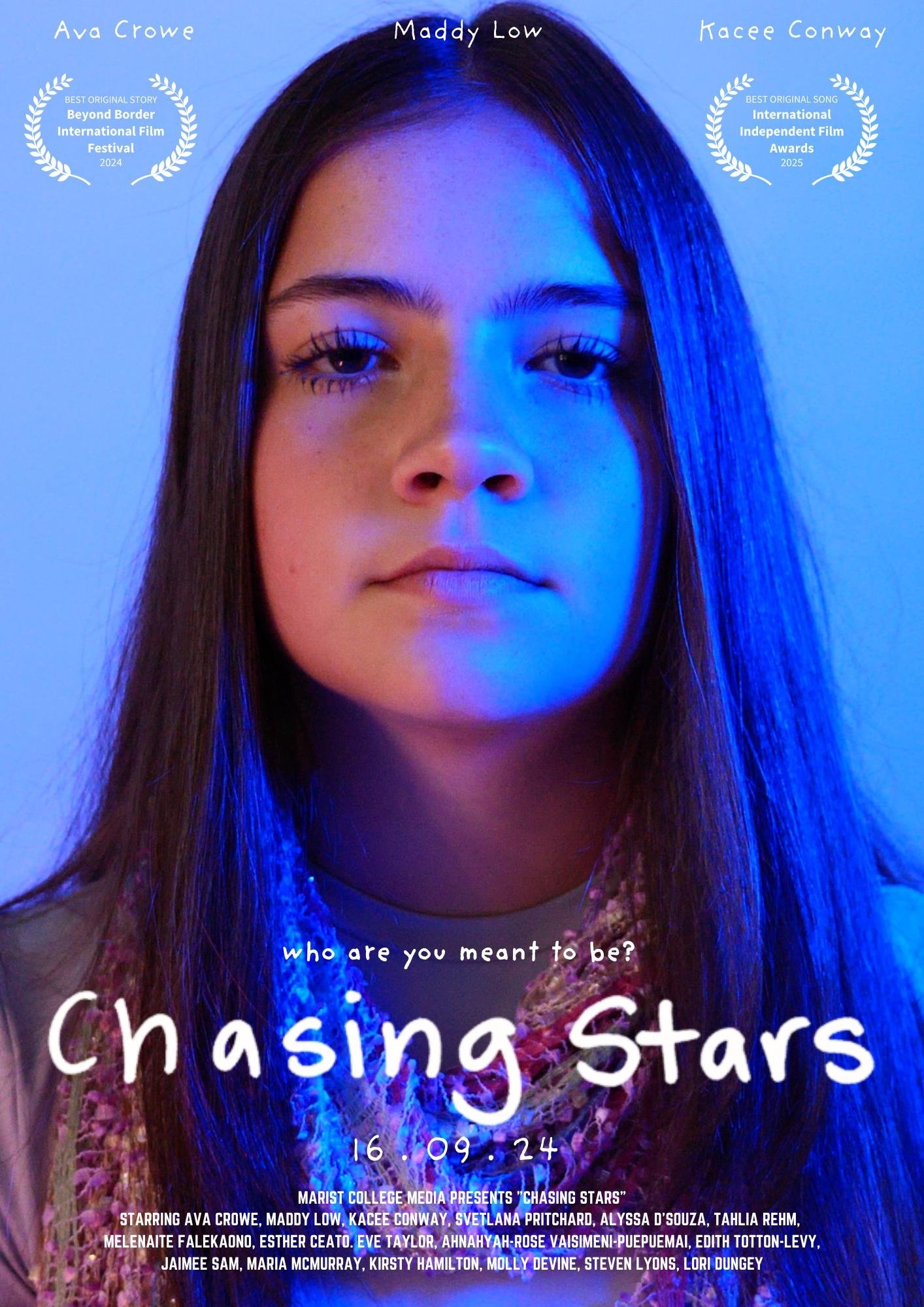 Chasing Stars Hindi Dubbed Movie Poster (2024)