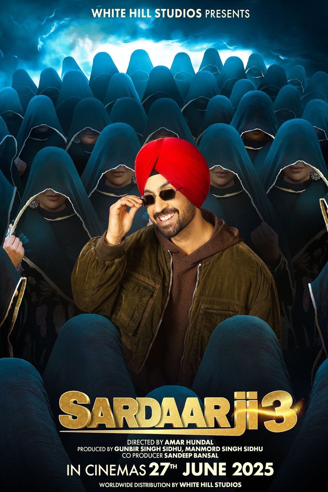 Sardaarji 3 Hindi Dubbed Movie Poster (2025)