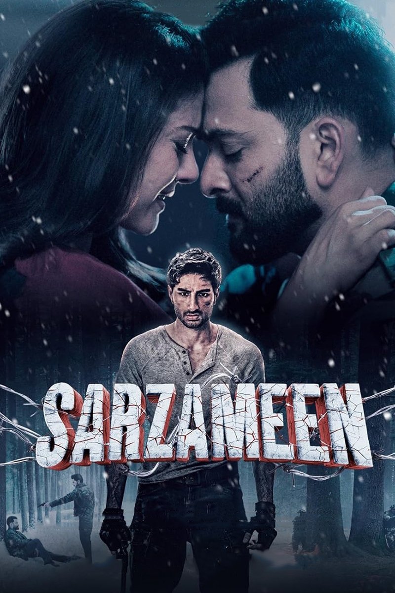 Sarzameen Hindi Dubbed Movie Poster (2025)