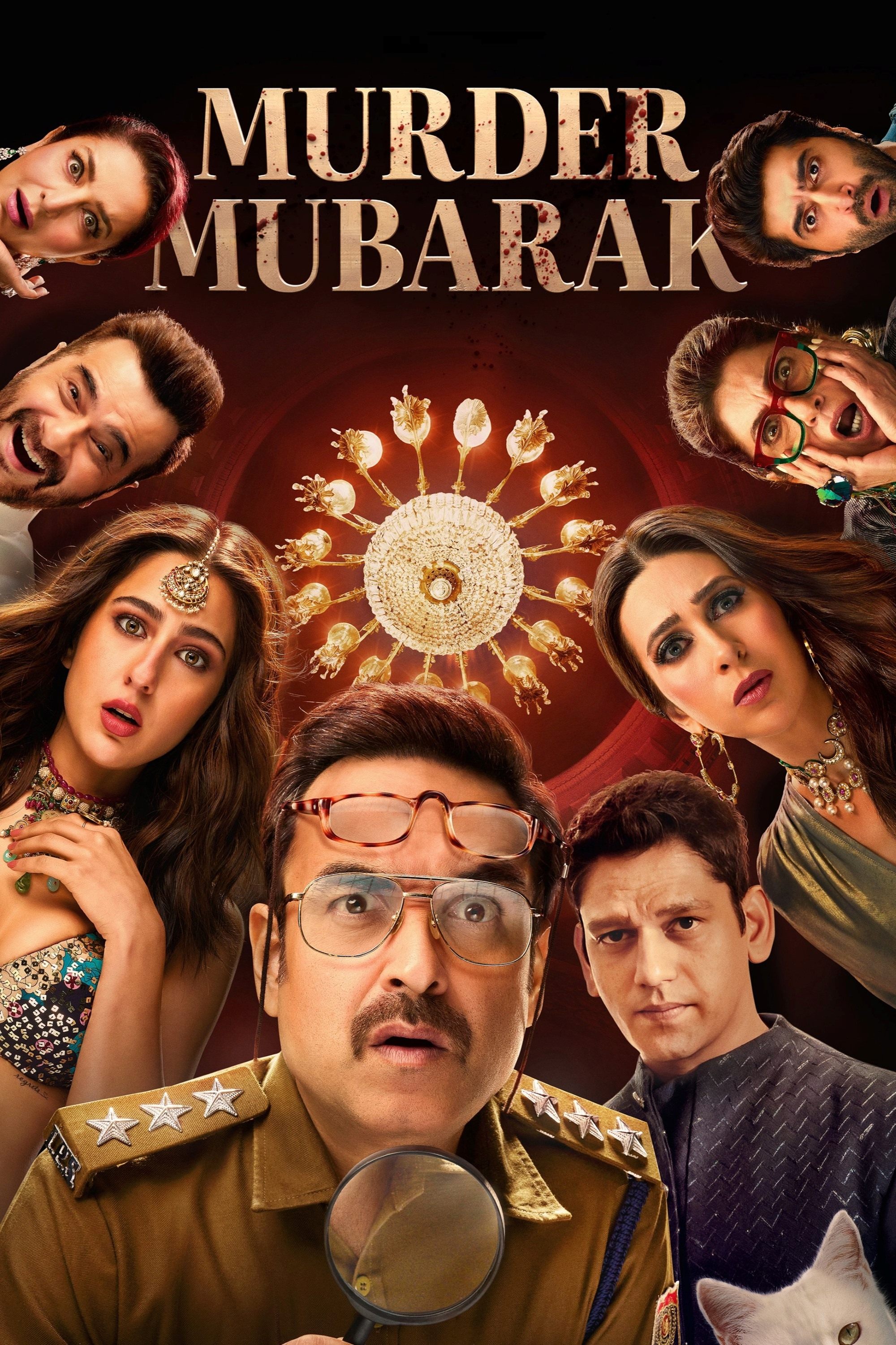 Murder Mubarak Hindi Dubbed Movie Poster (2024)