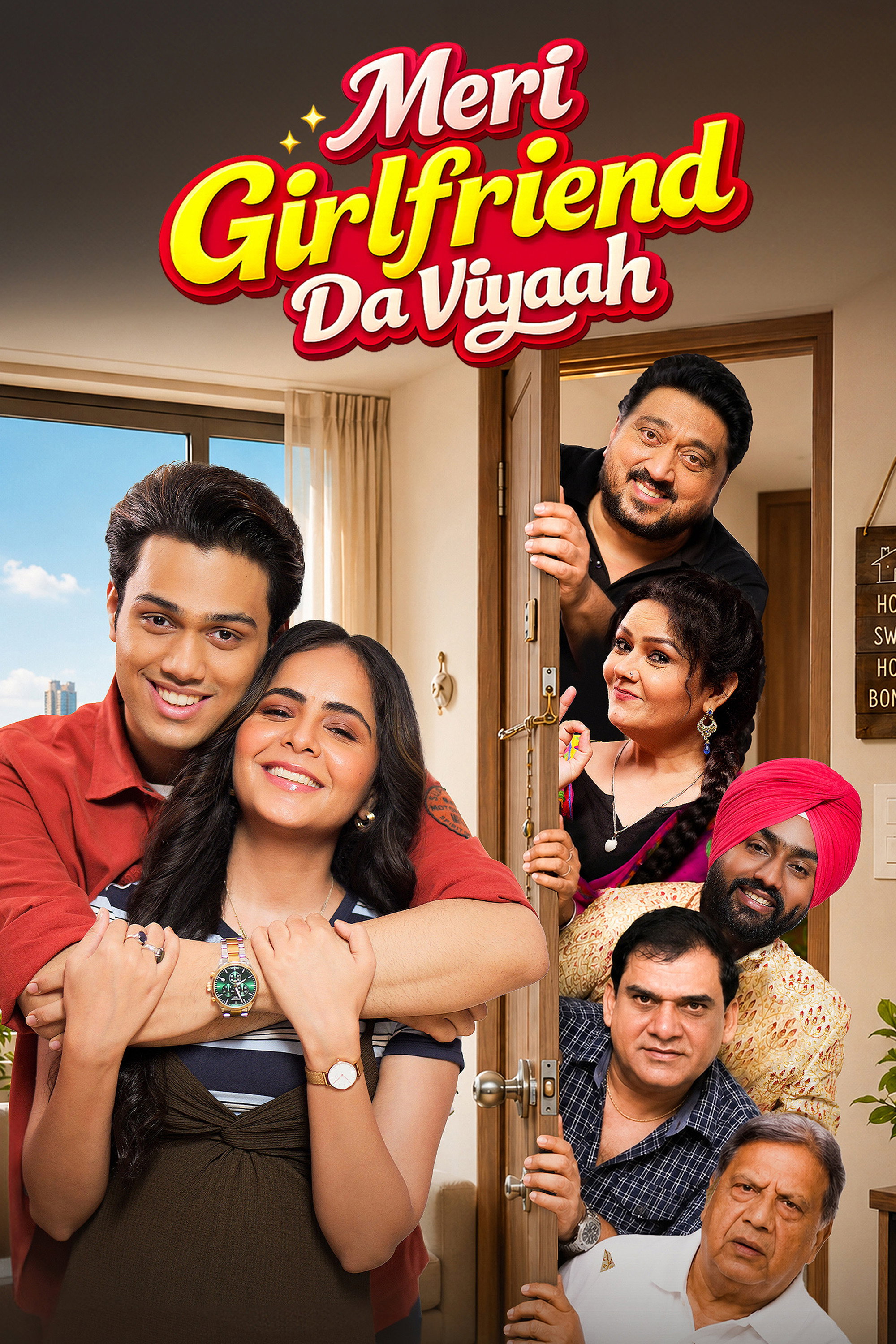 Meri Girlfriend Da Viyaah Hindi Dubbed Movie Poster (2026)